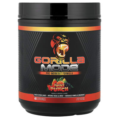 Mode® Предтренировочная формула Fruit Punch, 1.74 lb (788 g)