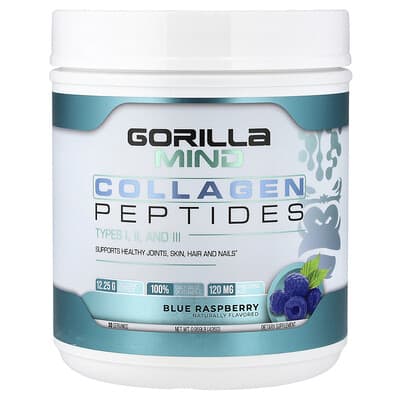 Коллагеновые пептиды Gorilla Mind Blue Raspberry