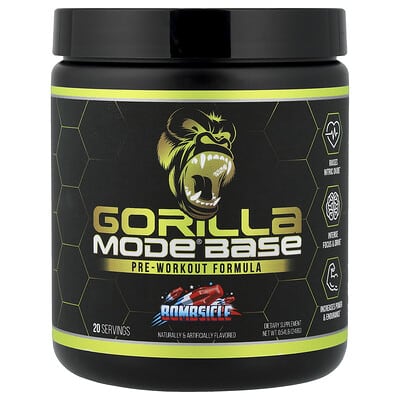 Mode® Base, Pre-Workout Formula, Bombsicle, 0.54 lb (248 g)