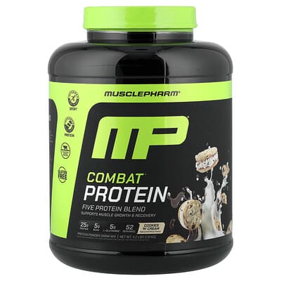 Combat® Protein, Cookies 'N' Cream, 4.2 lbs (1.9 kg)