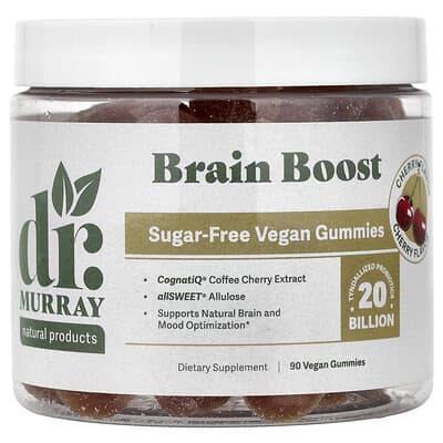 Dr. Murray's жевательные витамины Brain Boost, вишня, 90 шт