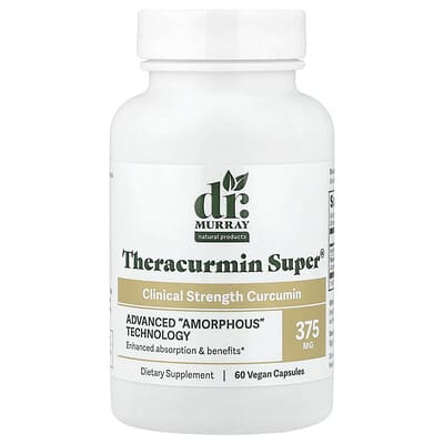 Theracurmin Super®, клиническая сила Curcumin, 60 веганских капсул