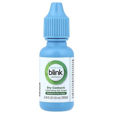 Увлажняющие глазные капли Blink Contacts®, 10 ml