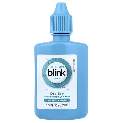 Увлажняющие глазные капли Bausch + Lomb Blink Tears, Dry Eye, 1 fl oz (30 ml)