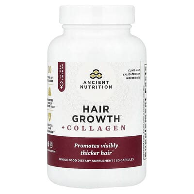 Hair Growth + Collagen, 60 Capsules
