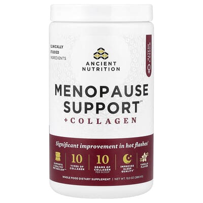 Коллаген Ancient Nutrition Menopause Support + Vanilla, 10.2 oz (289.9 g)