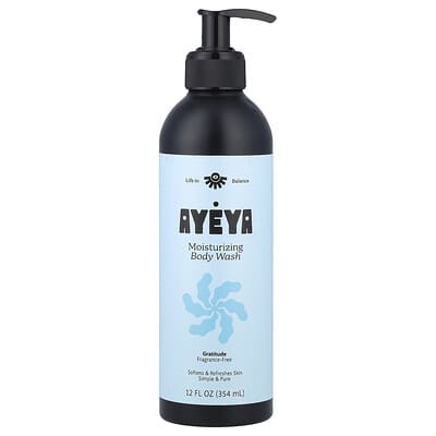Увлажняющий гель для душа Ayeya, без ароматизаторов, 12 fl oz (354 ml)