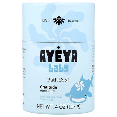 Средство для ванны Ayeya, без отдушек, 4 oz (113 g)