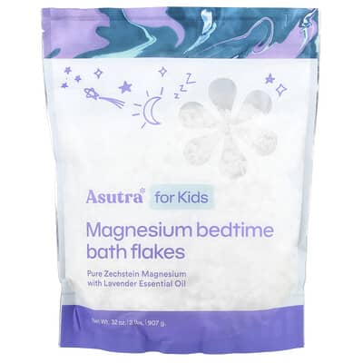 Kids, Magnesium Bedtime Bath Flakes, 32 oz (907 g)