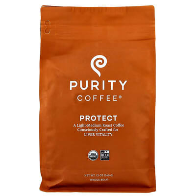 Protect, Whole Bean, Light-Medium Roast, 12 oz (340 g)