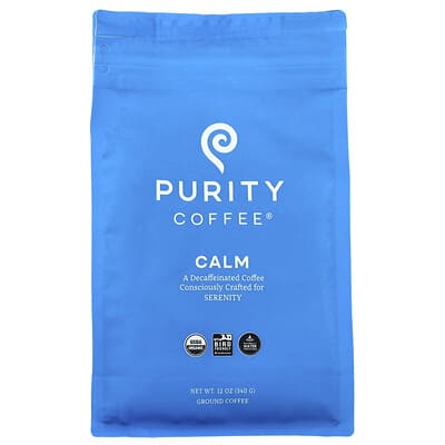Calm, Ground, Decaffeinated, 12 oz (340 g)