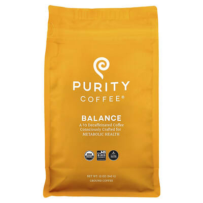 Balance, Ground, 2/3 Decaffeinated, 12 oz (340 g)