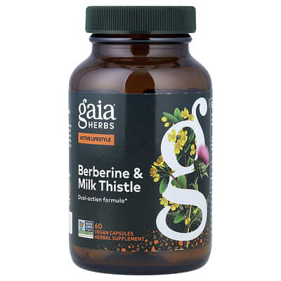Berberine & Milk Thistle, 60 веганских капсул