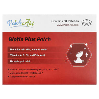 Biotin Plus Patch, 30 патчей