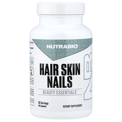 NutraBio Капсулы для волос, кожи и ногтей, 90 шт