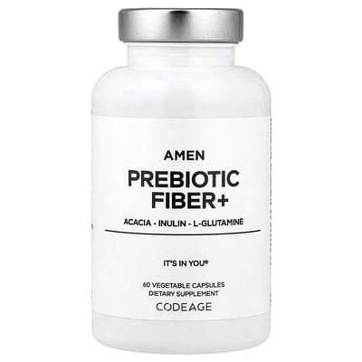 Amen Prebiotic Fiber+, 60 растительных капсул