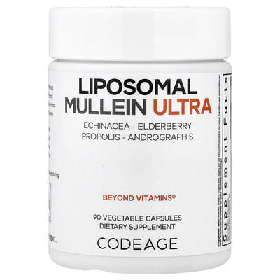 Липосомальный экстракт Mullein Ultra, 90 вегетарианских капсул
