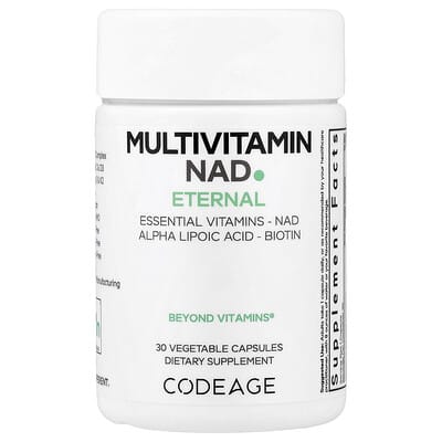 Мультивитамины Codeage NAD, 30 капсул