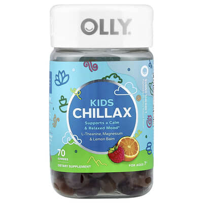 Детские жевательные витамины Chillax, Sunny Sherbet, 70 шт