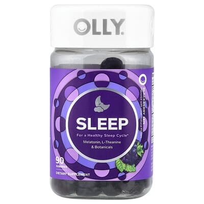 OLLY Sleep Gummies, Blackberry Zen, 90 мармеладок