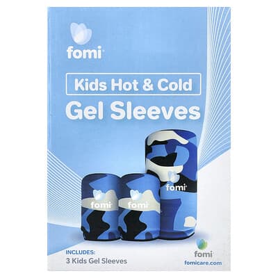 Kids Hot & Cold Gel Sleeves, 3 Sleeves