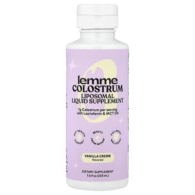 Добавка Lemme Colostrum Liposomal Liquid Vanilla Creme