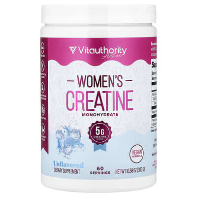 Active, Women's Creatine Monohydrate, Unflavored, 10.58 oz (300 g)