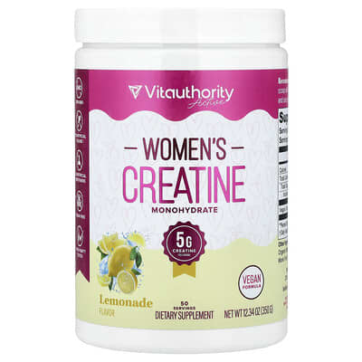Active, Women's Creatine Monohydrate, Lemonade, 12.34 oz (350 g)