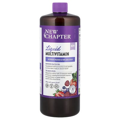 Жидкая мультивитаминная добавка, Mixed Berry, 30 fl oz (887 ml)