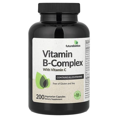 Витаминный комплекс Futurebiotics Vitamin B-Complex with Vitamin C, 200 Vegetarian Capsules