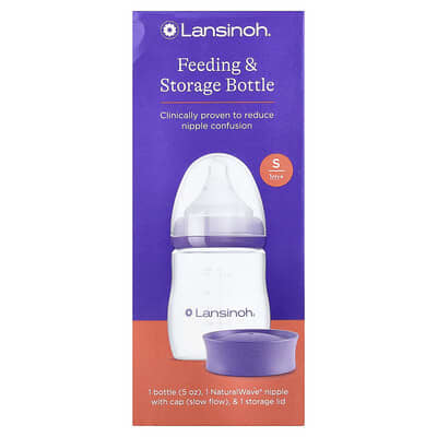 Бутылочка для кормления и хранения Lansinoh 3 Piece