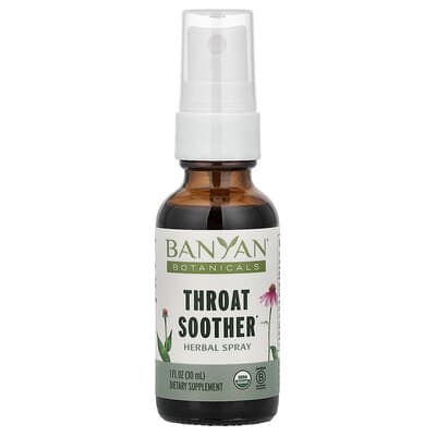 Травяной спрей для облегчения боли в горле, 1 fl oz (30 ml)