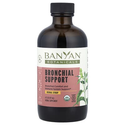 Banyan Botanicals Травяной сироп для поддержки бронхов 6 fl oz (177 ml)
