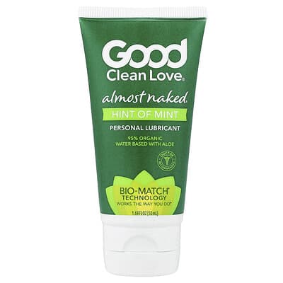 Good Clean Love Персональный лубрикант Almost Naked®, с мятным оттенком, 1.69 fl oz (50 ml)