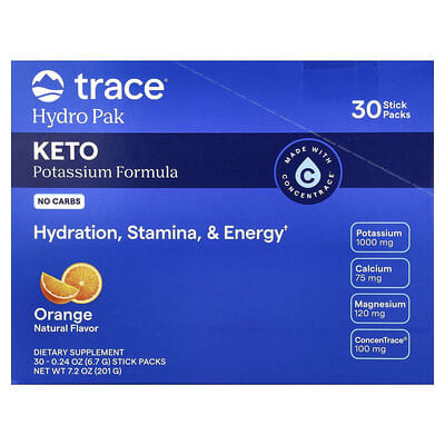 Hydro Pak Keto, оранжевый, 30 стиков по 0.24 oz (6.7 g)