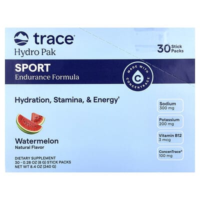 Спортивный напиток Hydro Pak Sport, Watermelon, 30 Stick Packs, 0.28 oz (8 g)
