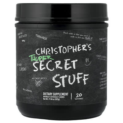 Спортивная добавка Christopher's Thuper Secret Stuff, 21.94 oz (622 g)