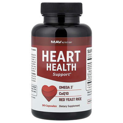 БАД MAV Nutrition Heart Health Support, 90 капсул