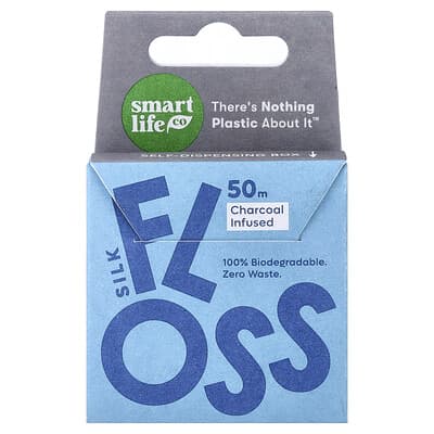 Silk Floss, Charcoal Infused, 50 m