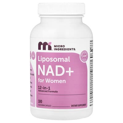 Liposomal NAD+ For Women, 180 Vegetarian Capsules