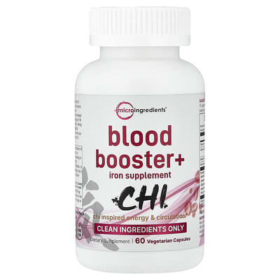 Blood Booster+, 60 вегетарианских капсул