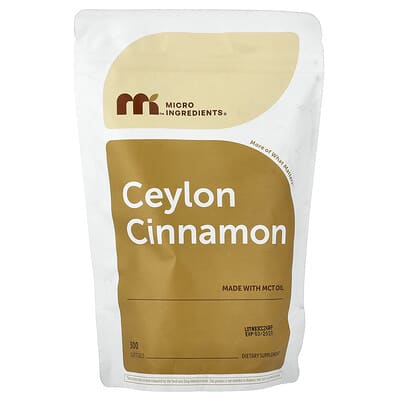 Ceylon Cinnamon, 300 Softgels (200 mg per Softgel)