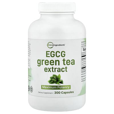 Micro Ingredients Экстракт зеленого чая EGCG, 300 капсул (225 mg)