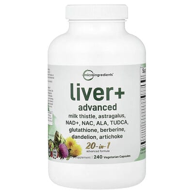Liver+ Advanced, 240 вегетарианских капсул