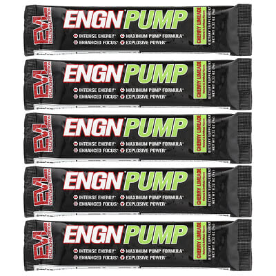 ENGN® Pump, Cherry Limeade, 5 Packets, 0.32 oz (9 g) Each
