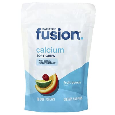 Calcium Soft Chew, Fruit Punch, 60 Soft Chews