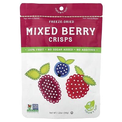 Freeze-Dried Mixed Berry Crisps, 1.2 oz (34 g)