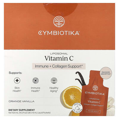 Liposomal Vitamin C, Orange Vanilla, 28 Liquid Packets, 0.17 fl oz (5 ml) Each