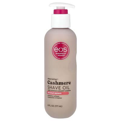 Cashmere Shave Oil, Coconut Waters, 6 fl oz (177 ml)