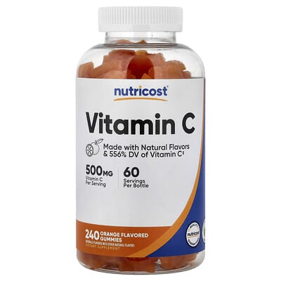 Vitamin C Gummies, Orange, 240 Gummies